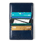 slim Plain card holder | Blue