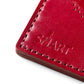 slim Plain card holder | Burgundy