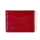 slim Plain card holder | Burgundy