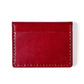 slim Plain card holder | Burgundy