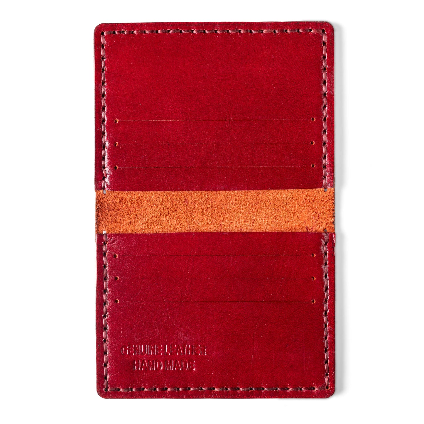 slim Plain card holder | Burgundy