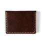 slim Plain card holder | Brown