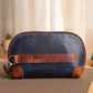 Curved handbag | Blue