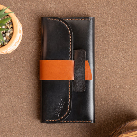 Tri-fold wallet | Blacky