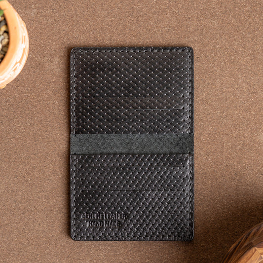 slim Tangled card holder | Black