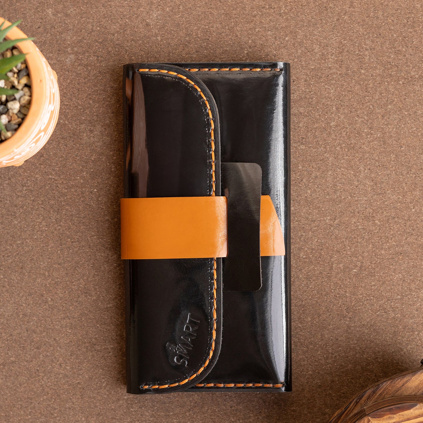 Tri-fold wallet | Black