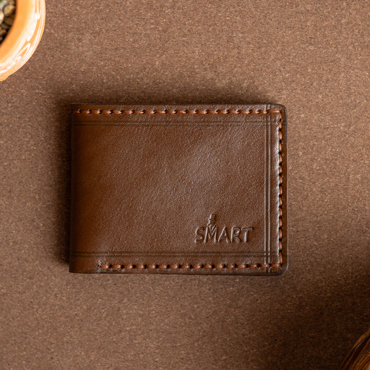 Smart wallet Plain | Brown