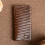 Bi-fold card holder | Brown