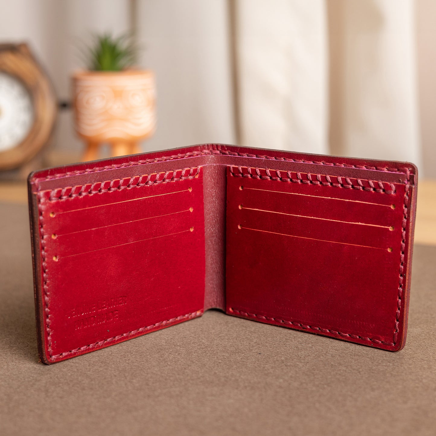 Smart wallet Plain | Burgundy