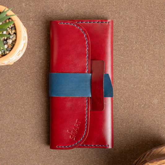 Tri-fold wallet | Burgundy