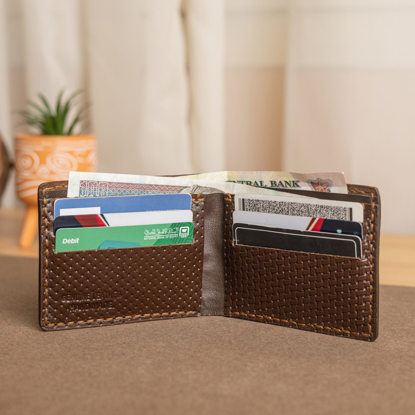 Smart wallet Tangled | Brown